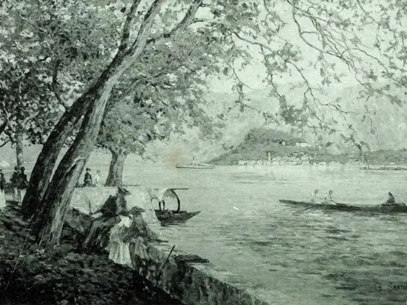 1863-Giuseppe Sartori - Fra Cadenabbia e Tremezzo